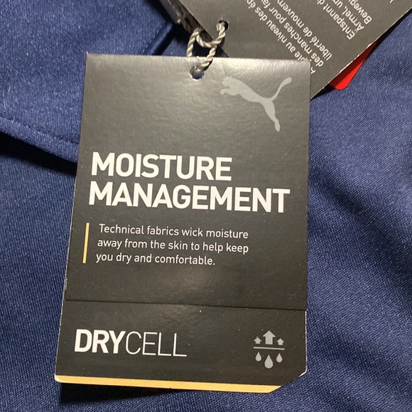 Men’s XXL PUMA Icon Golf Polo in Peacoat, New w/Tags, Baskin31Robbins Promo item - Picture 6 of 11